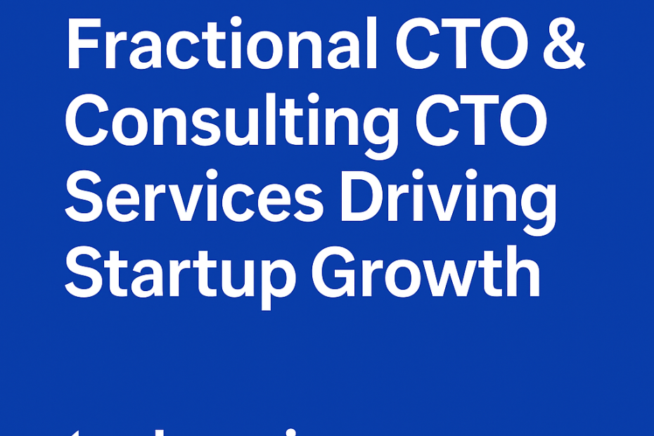 CTO Consulting Services